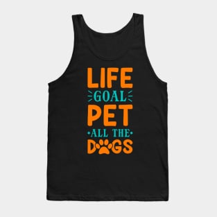 Life Goal Pet All The Dogs Tank Top